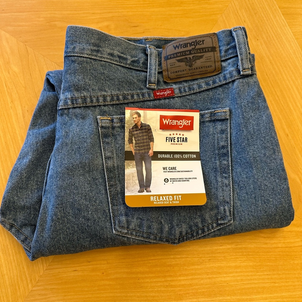 Five Star Blue Relaxed Jeans Classic Comfort